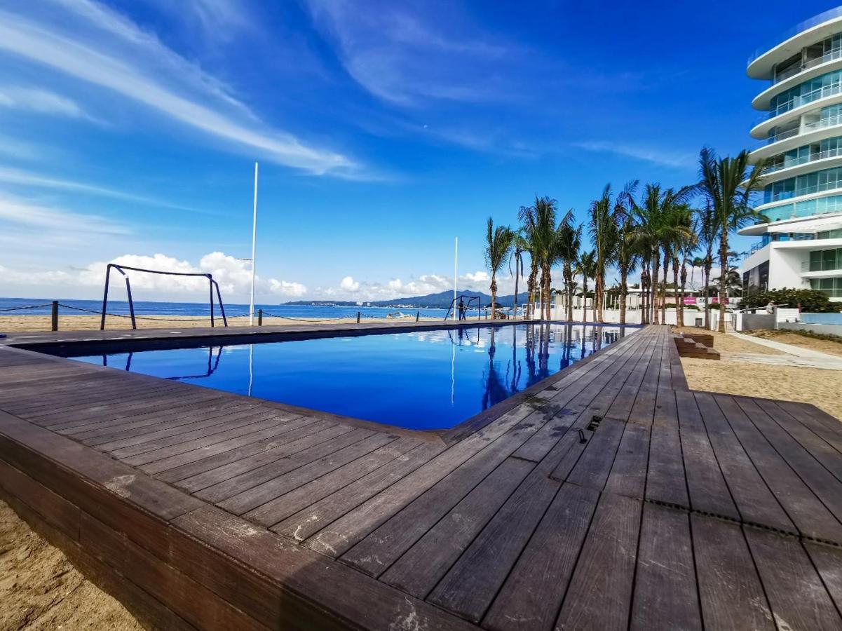 Ferienwohnung Nuevo Aria Ocean Departamento Moderno Frente Al Mar Nuevo Vallarta Exterior foto